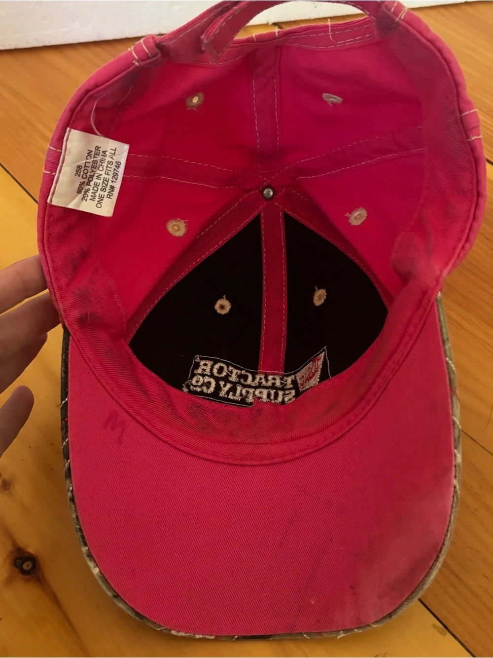 Tractor Supply Co Pink Camo Adjustable Hat Youth OSFA